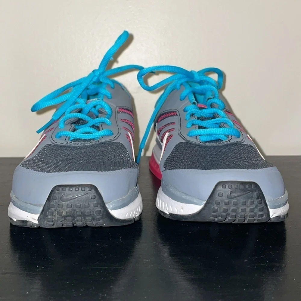 Nike‎ Dart XII Florescent Blue/Hot Pink Running sneakers.   Size 7. EUC